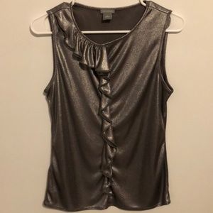 Ann Taylor Sleeveless Blouse Size Small